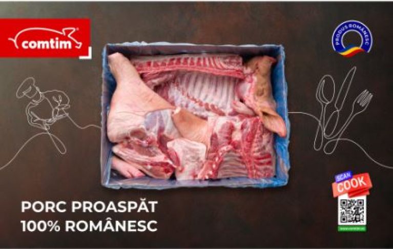 Semicarcasa de porc sfertuita, COMTIM semicarcasa porc alt
